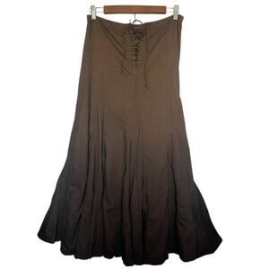 Vtg Cordelia Corset Lace Up Skirt Fairy Goth Steampunk Renaissance Costume